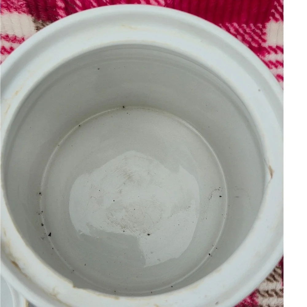 Vintage Paul Marshall Country Home Swan Ceramic Canister Jar with‎ Lid White